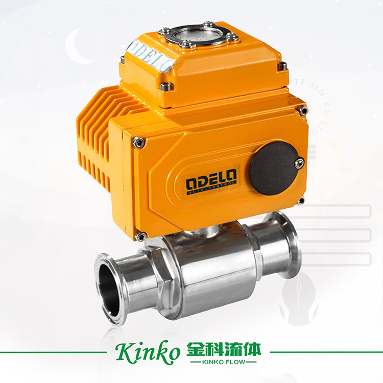 Electric sanitary ball valve