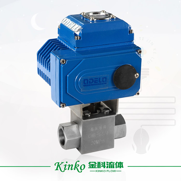 Electric high-pressure ball valve