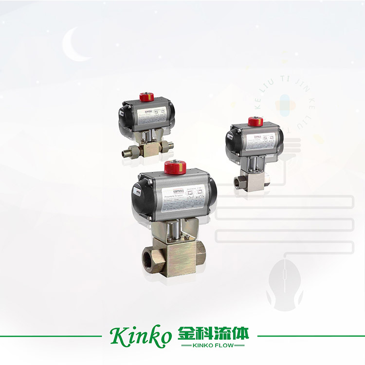 Pneumatic high-pressure ball valve